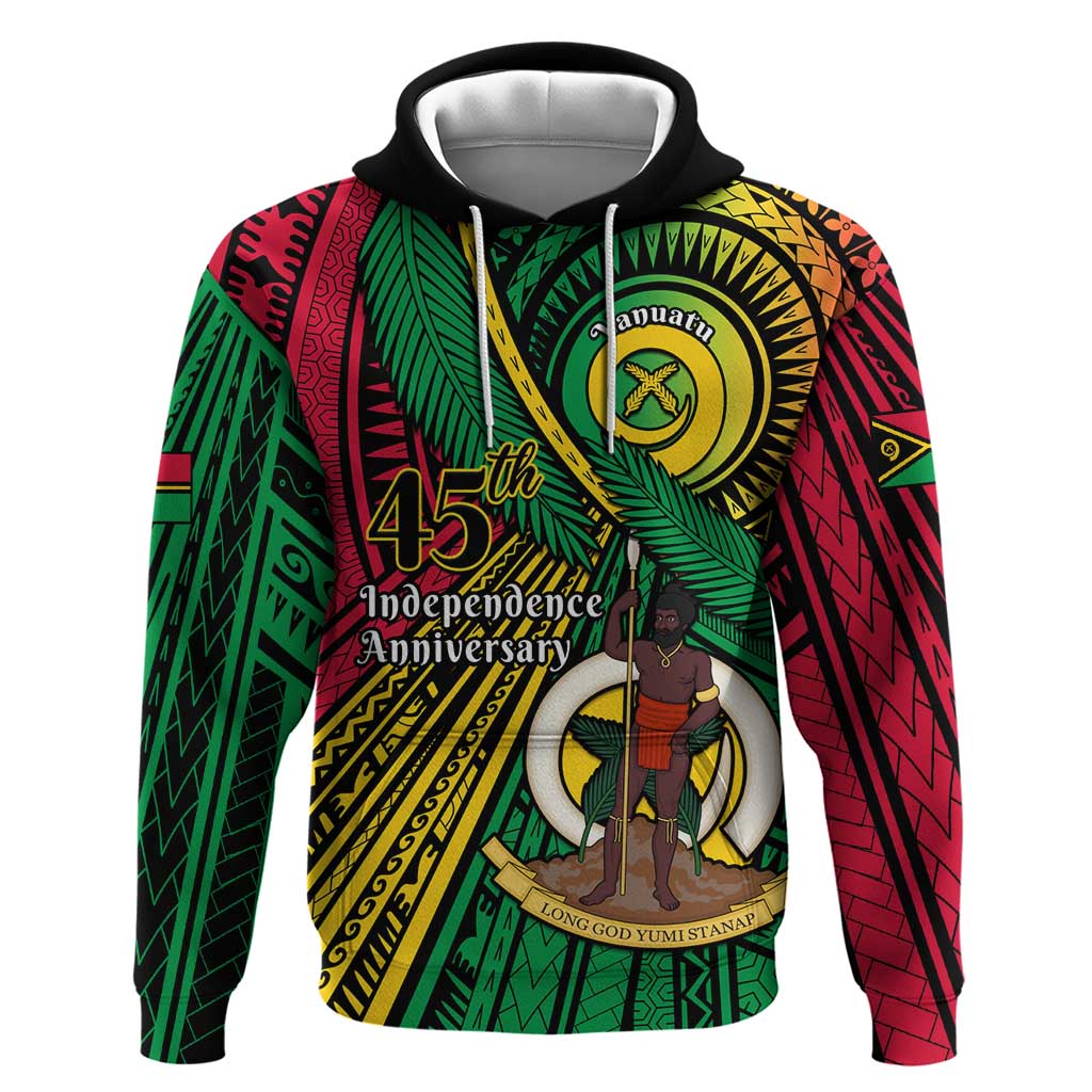 Halo Vanuatu Zip Hoodie Happy 45th Independence Anniversary