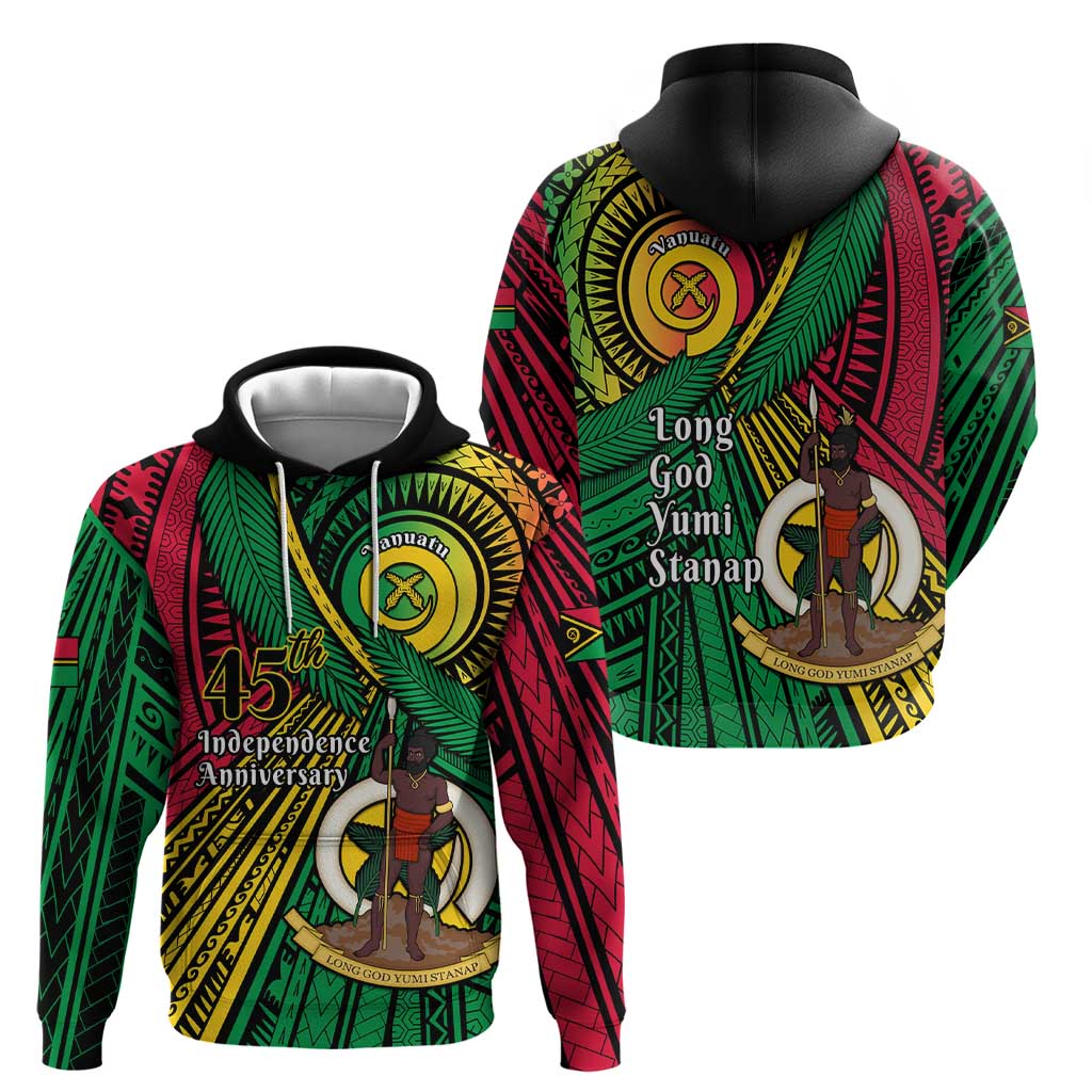Halo Vanuatu Zip Hoodie Happy 45th Independence Anniversary