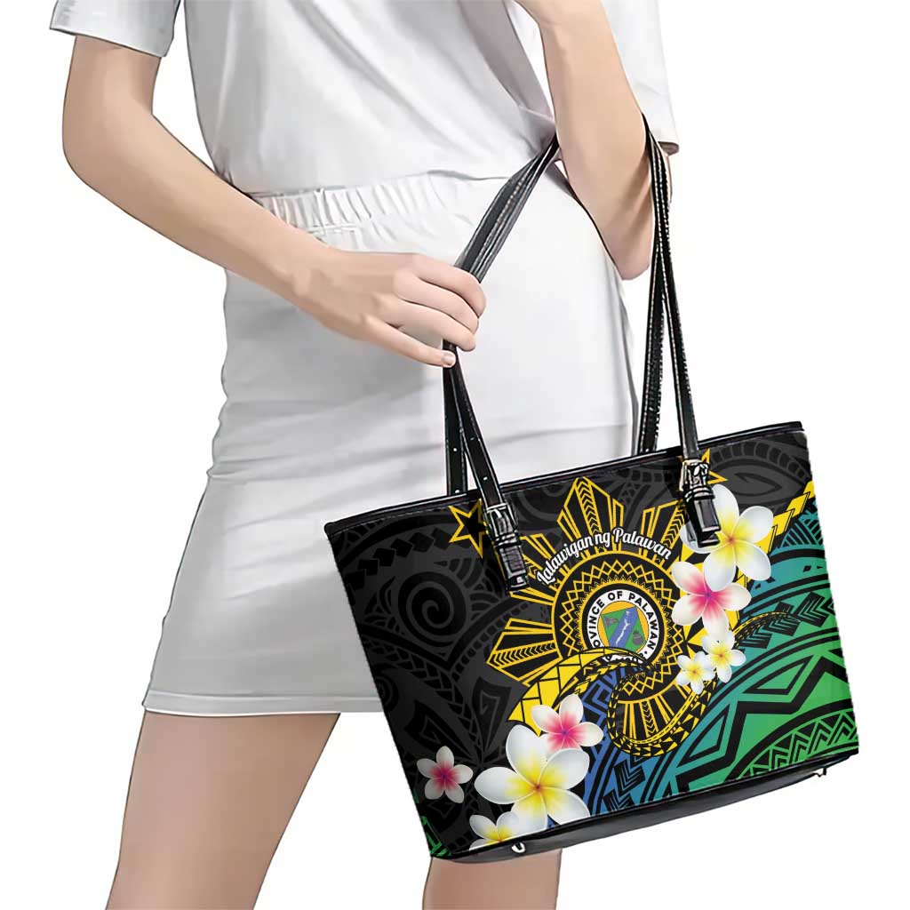 Lalawigan ng Palawan Leather Tote Bag Philippines Province Land of Promise