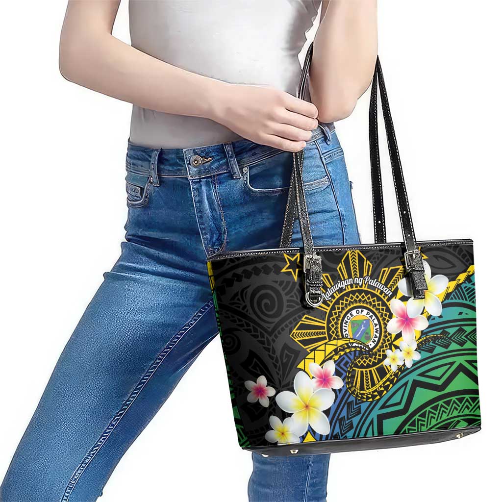 Lalawigan ng Palawan Leather Tote Bag Philippines Province Land of Promise