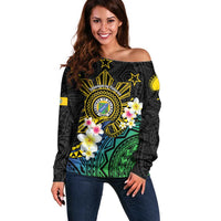 Lalawigan ng Palawan Off Shoulder Sweater Philippines Province Land of Promise