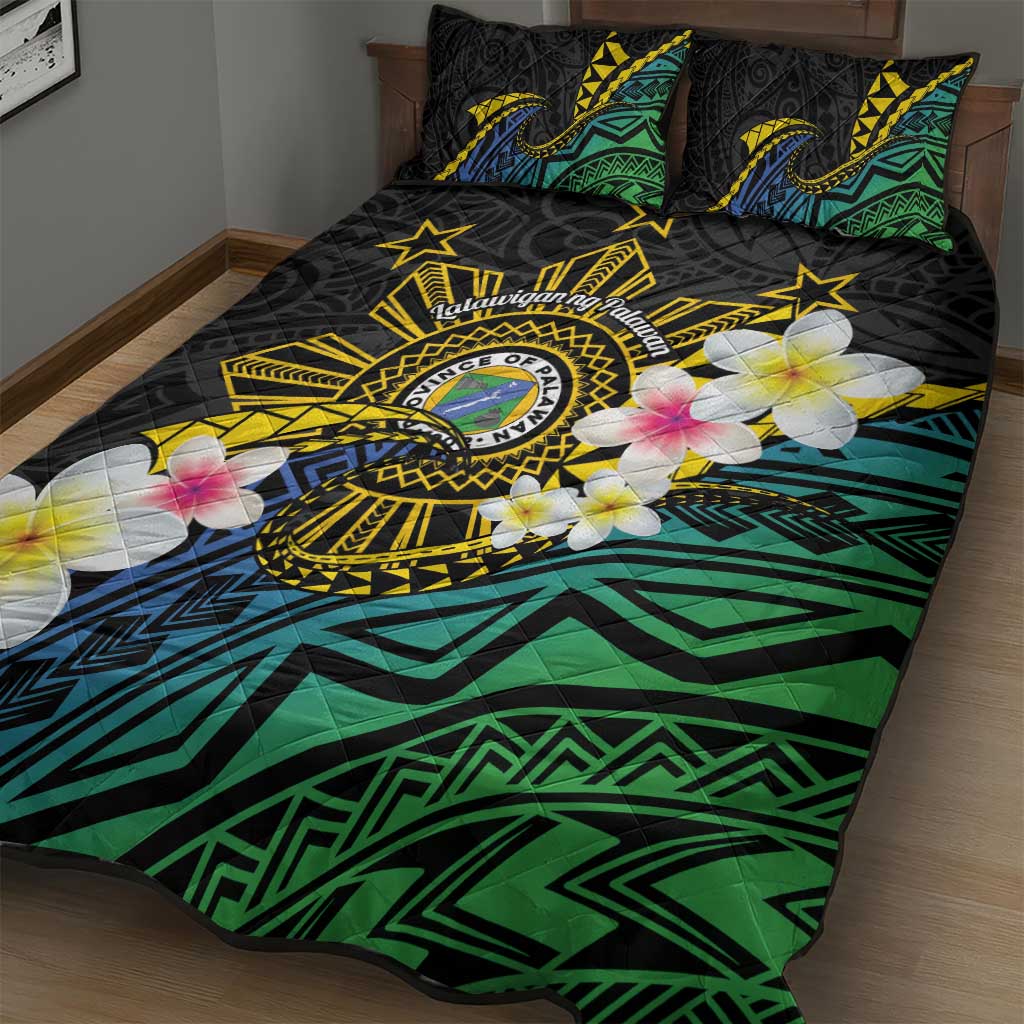 Lalawigan ng Palawan Quilt Bed Set Philippines Province Land of Promise