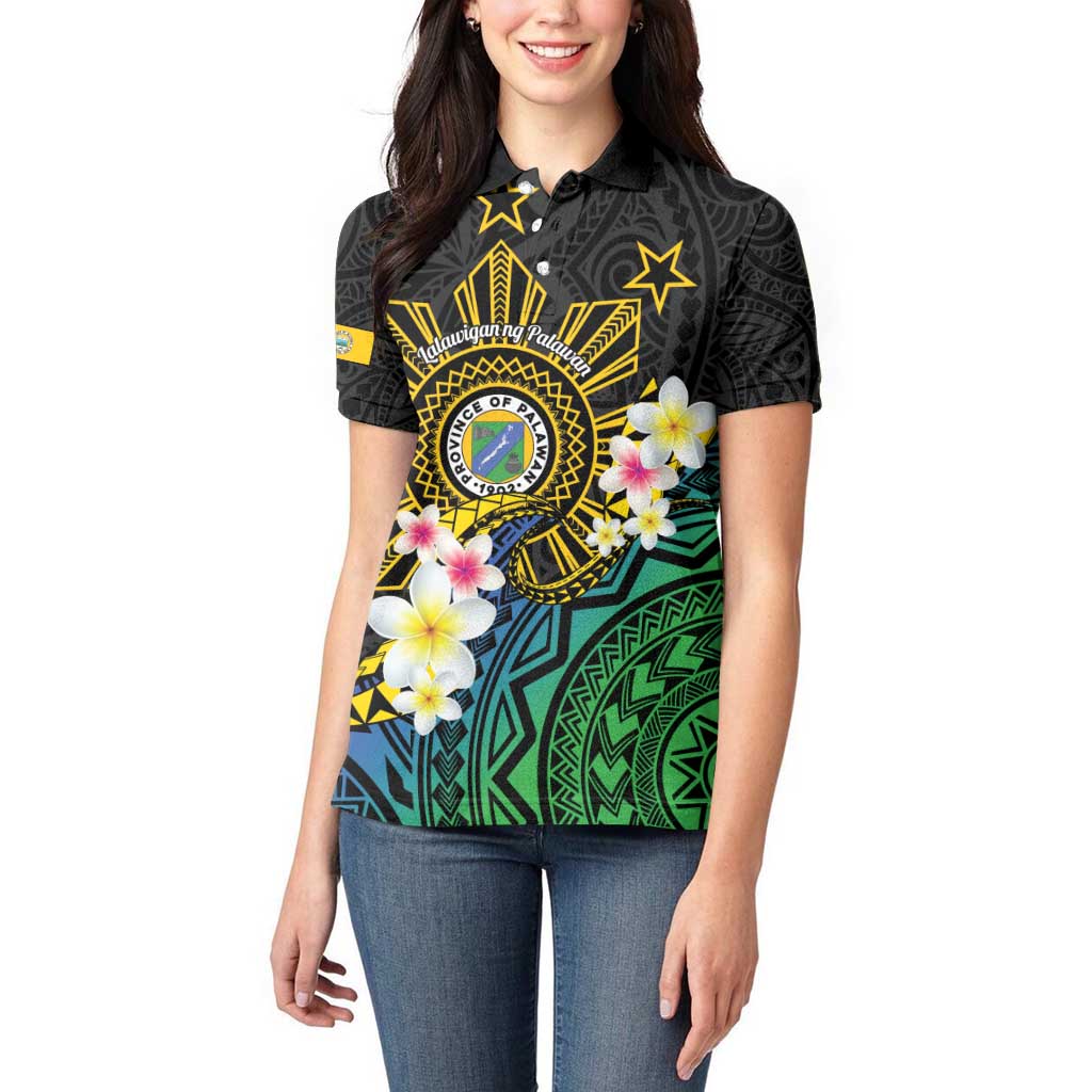 Lalawigan ng Palawan Women Polo Shirt Philippines Province Land of Promise