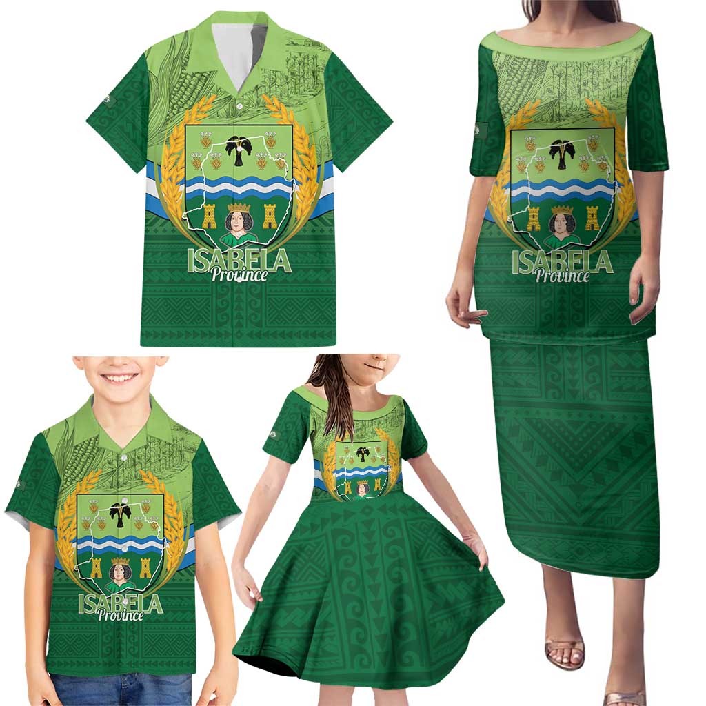 Isabela Philippines Family Matching Puletasi and Hawaiian Shirt Queen Province Of The North