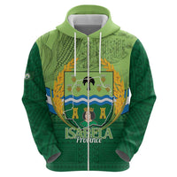 Isabela Philippines Zip Hoodie Queen Province Of The North LT14 - Polynesian Pride