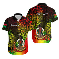 Personalised Vanuatu Hawaiian Shirt Reggae Polynesia Long God Yumi Stanap LT14 - Polynesian Pride