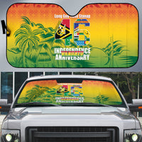 Vanuatu Indipendens Dei Auto Sun Shade Yumi 46th Independence Anniversary