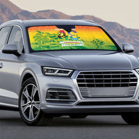 Vanuatu Indipendens Dei Auto Sun Shade Yumi 46th Independence Anniversary