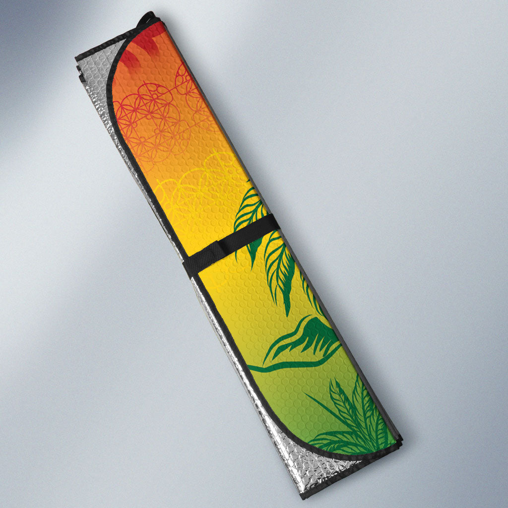 Vanuatu Indipendens Dei Auto Sun Shade Yumi 46th Independence Anniversary