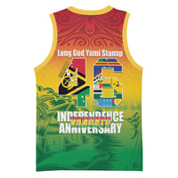 Vanuatu Indipendens Dei Basketball Jersey Yumi 46th Independence Anniversary