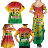Vanuatu Indipendens Dei Family Matching Summer Maxi Dress and Hawaiian Shirt Yumi 46th Independence Anniversary