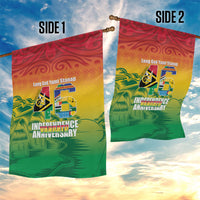 Vanuatu Indipendens Dei Garden Flag Yumi 46th Independence Anniversary