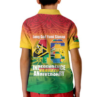 Vanuatu Indipendens Dei Kid Polo Shirt Yumi 46th Independence Anniversary