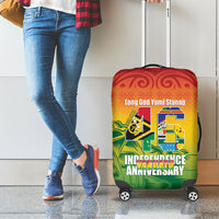 Vanuatu Indipendens Dei Luggage Cover Yumi 46th Independence Anniversary