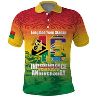 Vanuatu Indipendens Dei Polo Shirt Yumi 46th Independence Anniversary