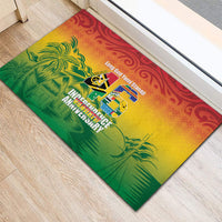 Vanuatu Indipendens Dei Rubber Doormat Yumi 46th Independence Anniversary