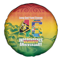 Vanuatu Indipendens Dei Spare Tire Cover Yumi 46th Independence Anniversary LT14 - Polynesian Pride