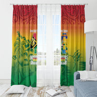 Vanuatu Indipendens Dei Window Curtain Yumi 46th Independence Anniversary
