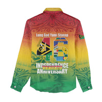 Vanuatu Indipendens Dei Women Casual Shirt Yumi 46th Independence Anniversary LT14 - Polynesian Pride