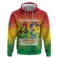 Vanuatu Indipendens Dei Zip Hoodie Yumi 46th Independence Anniversary