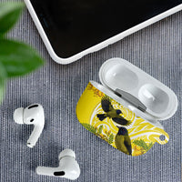 Bellbird New Zealand AirPods Case Korimako Kowhai Maori Pattern LT14 - Polynesian Pride