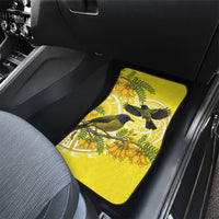 Bellbird New Zealand Car Mats Korimako Kowhai Maori Pattern