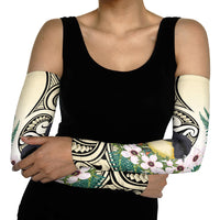 Endemic Tomtit New Zealand Arm Sleeves Miromiro Manuka Silver Fern Maori Pattern