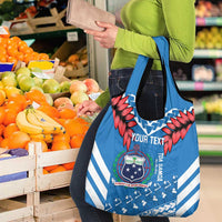 Custom Toa Samoa Rugby Grocery Bag Samoan Siva Tau Uso Aso Uma