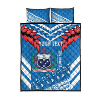 Custom Toa Samoa Rugby Quilt Bed Set Samoan Siva Tau Uso Aso Uma