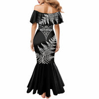 New Zealand Silver Fern Rugby Mermaid Dress Go All Black 2023 World Cup LT14 - Polynesian Pride