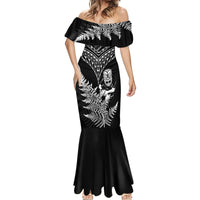 New Zealand Silver Fern Rugby Mermaid Dress Go All Black 2023 World Cup LT14 - Polynesian Pride