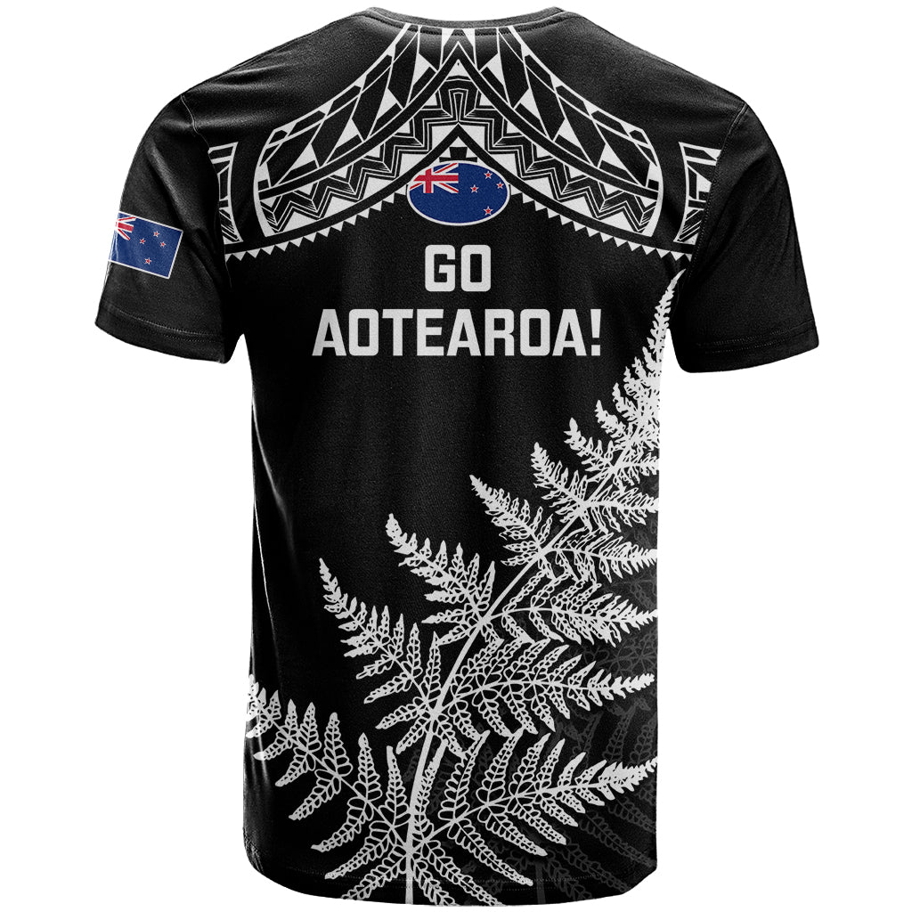 New Zealand Silver Fern Rugby T Shirt Go All Black 2023 World Cup LT14 - Polynesian Pride