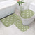 Vesuvian Green Palaka Quilt Hawaii Bathroom Set Traditional Hawaii-plaid Pattern - Polynesian Pride