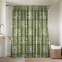 Vesuvian Green Palaka Quilt Hawaii Bathroom Set Traditional Hawaii-plaid Pattern - Polynesian Pride
