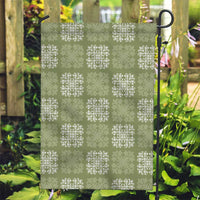 Vesuvian Green Palaka Quilt Hawaii Garden Flag Traditional Hawaii-plaid Pattern - Polynesian Pride
