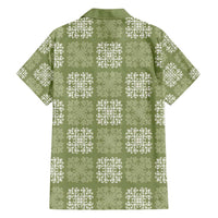 Vesuvian Green Palaka Quilt Hawaii Hawaiian Shirt Traditional Hawaii-plaid Pattern - Polynesian Pride