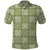 Vesuvian Green Palaka Quilt Hawaii Polo Shirt Traditional Hawaii-plaid Pattern - Polynesian Pride