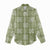Vesuvian Green Palaka Quilt Hawaii Women Casual Shirt Traditional Hawaii-plaid Pattern - Polynesian Pride
