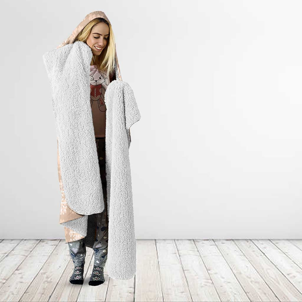 Beige Palaka Quilt Hawaii Hooded Blanket Traditional Hawaii-plaid Pattern - Polynesian Pride