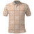Beige Palaka Quilt Hawaii Polo Shirt Traditional Hawaii-plaid Pattern - Polynesian Pride