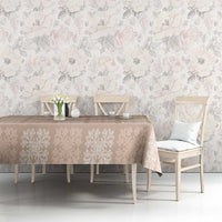 Beige Palaka Quilt Hawaii Tablecloth Traditional Hawaii-plaid Pattern - Polynesian Pride