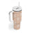 Beige Palaka Quilt Hawaii Tumbler With Handle Traditional Hawaii-plaid Pattern - Polynesian Pride