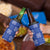 Royal Blue Palaka Quilt Hawaii 4 in 1 Can Cooler Tumbler Traditional Hawaii-plaid Pattern - Polynesian Pride