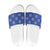 Royal Blue Palaka Quilt Hawaii Slide Sandals Traditional Hawaii-plaid Pattern - Polynesian Pride