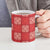 Red Palaka Quilt Hawaii Ceramic Mug Traditional Hawaii-plaid Pattern - Polynesian Pride