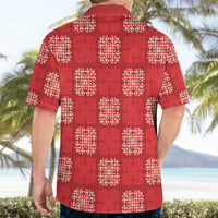 Red Palaka Quilt Hawaii Hawaiian Shirt Traditional Hawaii-plaid Pattern - Polynesian Pride