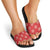 Red Palaka Quilt Hawaii Slide Sandals Traditional Hawaii-plaid Pattern - Polynesian Pride