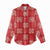 Red Palaka Quilt Hawaii Women Casual Shirt Traditional Hawaii-plaid Pattern - Polynesian Pride