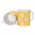 Yellow Palaka Quilt Hawaii Ceramic Mug Traditional Hawaii-plaid Pattern - Polynesian Pride
