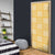Yellow Palaka Quilt Hawaii Door Cover Traditional Hawaii-plaid Pattern - Polynesian Pride